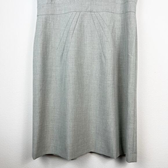 Gianni Bini Gray Sheath Dress Size 10 - Picture 6 of 12